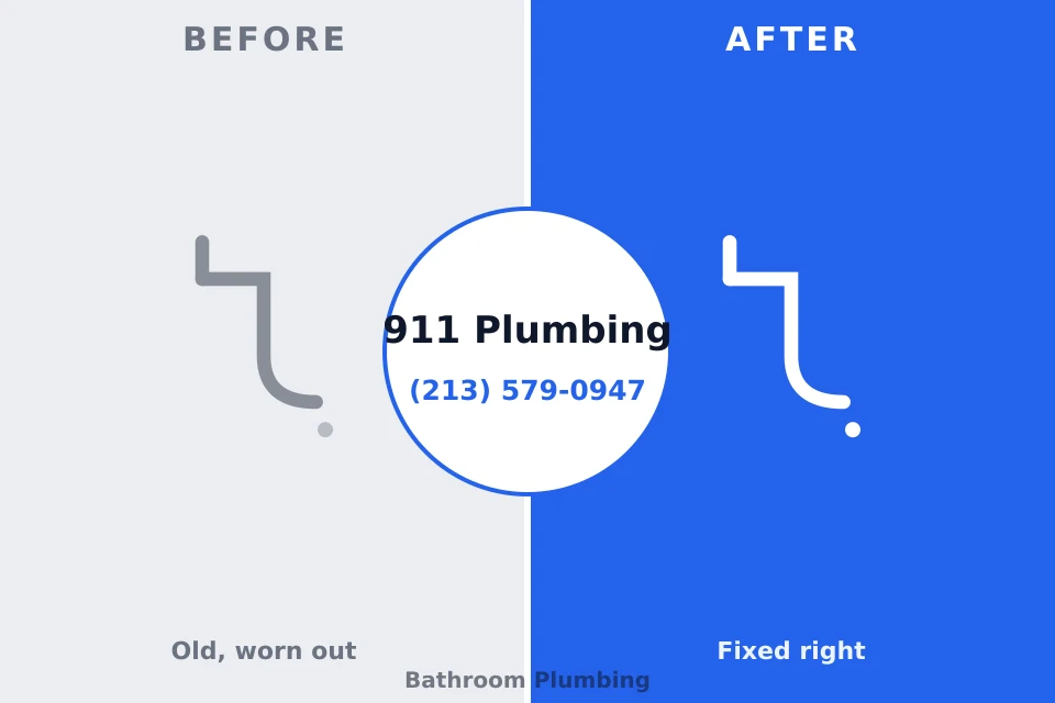 Before and after: plumbing repair Lake Park, FL